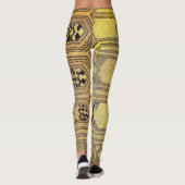 Yoga Class African Tribal Leggings (Rückseite)