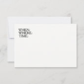 Yoga Class Invite Einladung (Rückseite)