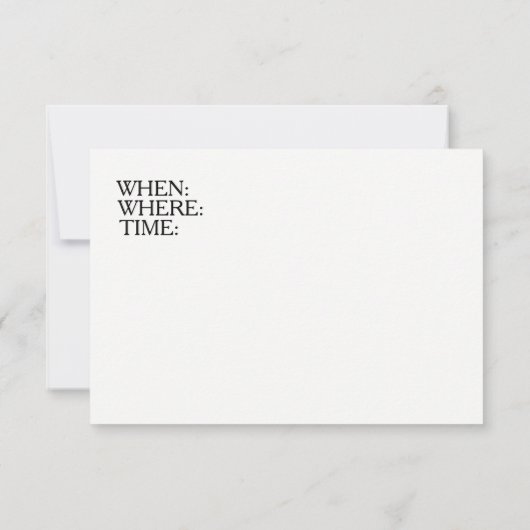 Yoga Class Invite Einladung (Rückseite)