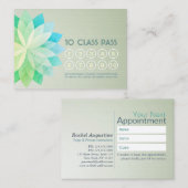 Yoga Class Pass Loyalität Besichtigung Karte Manda (Vorne/Hinten)