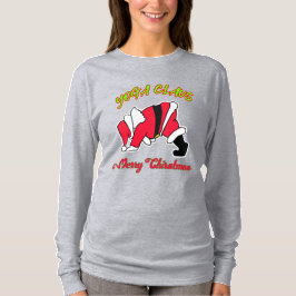 YOGA CLAUS Funny Yoga Weihnachts-T - Shirt