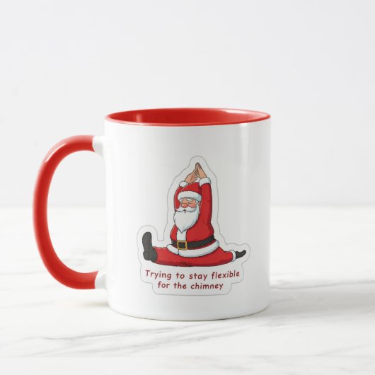 Yoga Claus Tasse (Links)