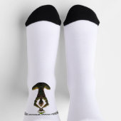 Yoga Custom Nachhaltig Premium Crew Sock Socken (Oben)