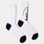 Yoga Custom Nachhaltig Premium Crew Sock Socken (Rechts)