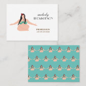 Yoga Custom Visitenkarte (Vorne/Hinten)