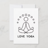 Yoga Dankeskarte (Rückseite)