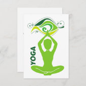 Yoga Dankeskarte (Vorne/Hinten)