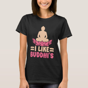 Yoga, das ich mag, Buddhi's lustiges Yoga T-Shirt