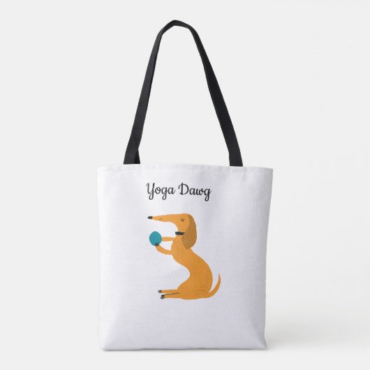 Yoga Dawg Fitness Tasche Beach Bag (Rückseite)