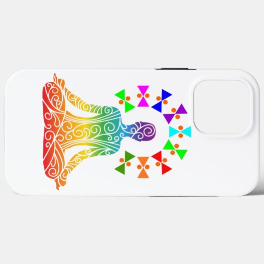 Yoga Day Grafik Art Case-Mate iPhone Hülle (Rückseite (Horizontal))