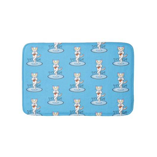 Yoga del gato de Lindo Badematte (Vorderseite)