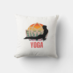 Yoga: Den Fluss verkraften Kissen