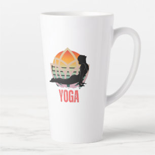 Yoga: Den Fluss verkraften Milchtasse