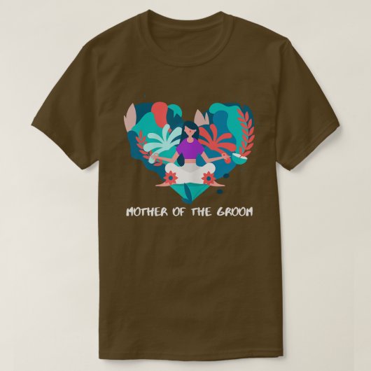 Yoga der GroomMütter T-Shirt (Design vorne)