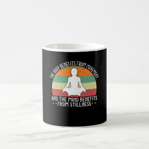 Yoga - Der Körper profitiert von Bewegung Kaffeetasse