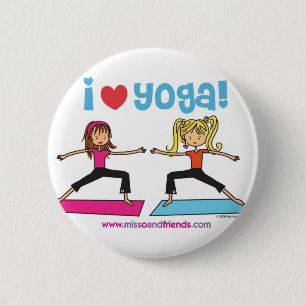 Yoga der Liebe I Button