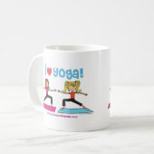 Yoga der Liebe I Kaffeetasse (Vorderseite Links)