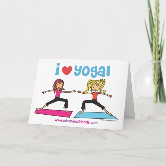 Yoga der Liebe I Karte (Vorderseite)