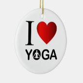 Yoga der Liebe I Keramikornament (Rechts)
