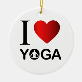 Yoga der Liebe I Keramikornament