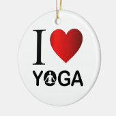 Yoga der Liebe I Keramikornament (Links)