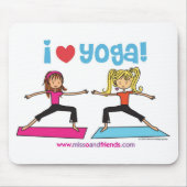 Yoga der Liebe I Mousepad (Vorne)