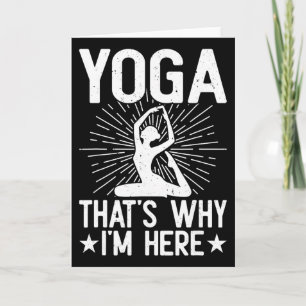 Yoga Deshalb bin ich hier - Yoga Karte