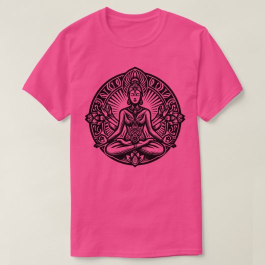 Yoga-Design 1 T-Shirt (Design vorne)