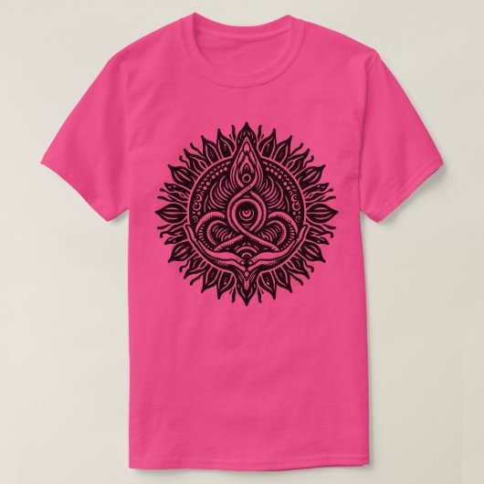 Yoga-Design 3 T-Shirt (Design vorne)