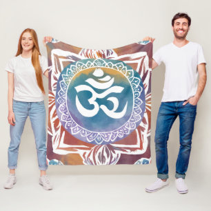 Yoga-Design Fleecedecke