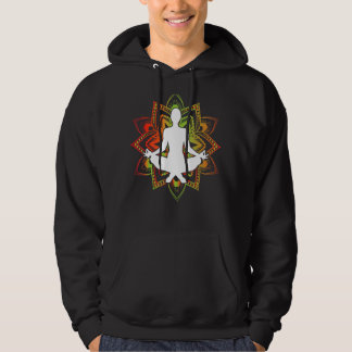 Yoga Design Yoga Posture Pose Medizin Relaxati Hoodie
