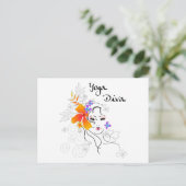 Yoga Diva Gift Postkarte (Stehend Vorderseite)