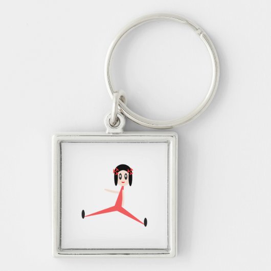 "Yoga Diva" Schlüsselanhänger (Vorne)