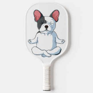 Yoga Dog French Bulldog Funny Dog Pickleball Schläger