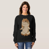Yoga Dog Pomeranian Sweatshirt (Vorne ganz)