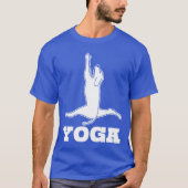 Yoga Dog Spagat Meditation Freund Junge T-Shirt (Vorderseite)