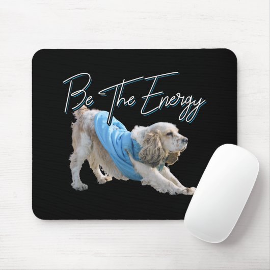 Yoga Downward Dog - Seien Sie das Energieangebot Mousepad (Mit Mouse)
