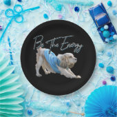 Yoga Downward Dog - Seien Sie das Energieangebot Pappteller (Party)