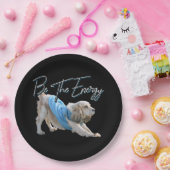 Yoga Downward Dog - Seien Sie das Energieangebot Pappteller (Party)