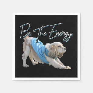 Yoga Downward Dog - Seien Sie das Energieangebot Serviette
