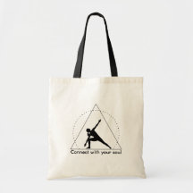 Yoga-Dreieckspose-Emblem