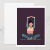 Yoga Einladung (Vorne/Hinten)