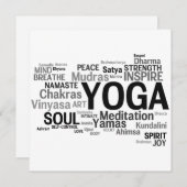 YOGA Einladung (Vorne/Hinten)
