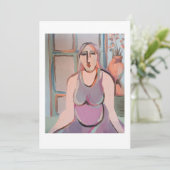 Yoga! Einladung (Stehend Vorderseite)