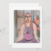 Yoga! Einladung (Vorne/Hinten)