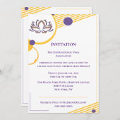 Yoga-Einladung Einladung (Vorne/Hinten)