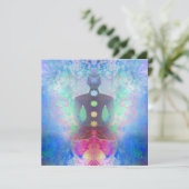 Yoga-Einladung Einladung (Stehend Vorderseite)