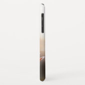 Yoga-elegantes Lotos-Blumen-u. Goldom-Symbol Case-Mate iPhone Hülle (Hinten/Links)