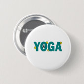 Yoga-Emoji-Button Button (Vorne & Hinten)