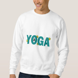Yoga-Emoji-Männer-Sweatshirt Sweatshirt